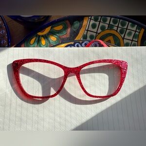 Pair Eyewear toppers Ruby Sparkle for Wanda frames